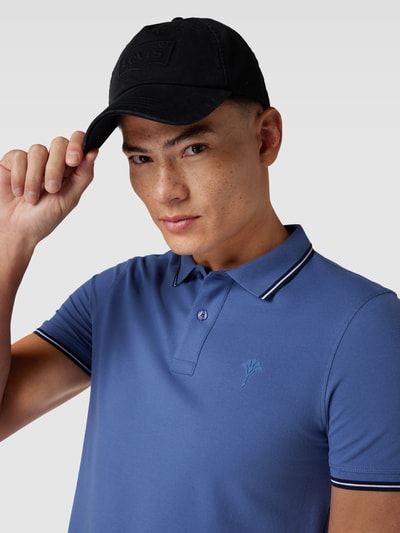 JOOP! Collection Koszulka polo o kroju slim fit z paskami w kontrastowym kolorze model ‘Pavlos’ Oceaniczny 3