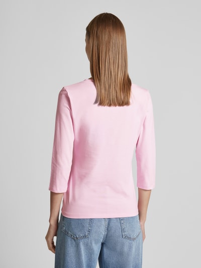 Weekend Max Mara Longsleeve mit Rundhalsausschnitt Modell 'MULTIA' Rosa 5