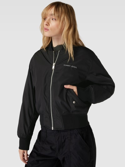 Tommy Jeans Bomberjack met labelstitching Zwart - 3