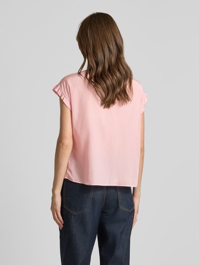 MORE & MORE Regular Fit Bluse mit verdeckter Knopfleiste Rose 5