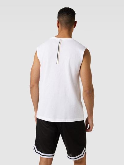 BOSS Green Tanktop mit Label-Detail Modell 'Tankcomfort' Weiss 5