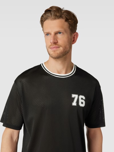 MCNEAL T-Shirt mit Strukturmuster Black 3