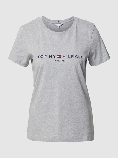 Tommy Hilfiger T-Shirt aus Baumwolle Hellgrau 2