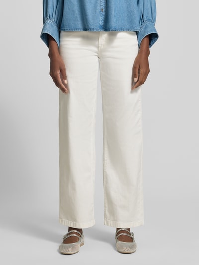 zero Wide Leg Jeans im 5-Pocket-Design Offwhite 4