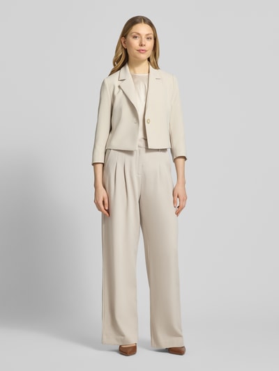 s.Oliver BLACK LABEL Regular Fit Kurzblazer mit Reverskragen Beige 1