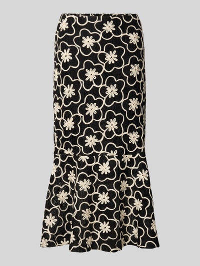 GUIDO MARIA KRETSCHMER WOMAN Midirock im semitransparenten Design Black 2