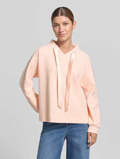 Marc Cain Sweatshirt mit Kapuze Apricot 4