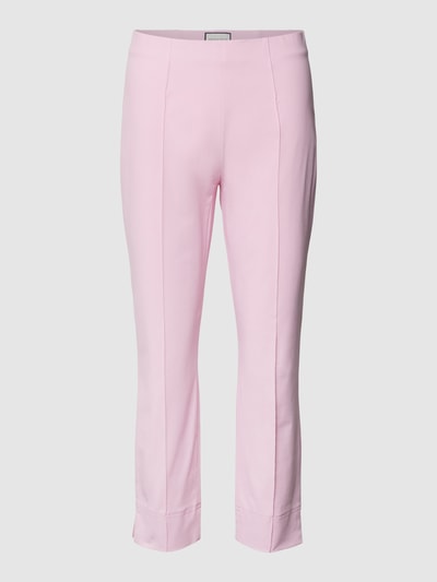 SEDUCTIVE Slim Fit Caprihose mit fixierten Bügelfalten Rosa 2