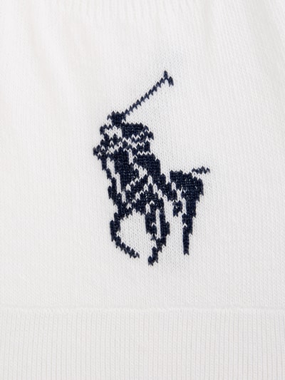 Polo Ralph Lauren Underwear Skarpetki stopki z detalem z logo w zestawie 3 szt. Biały 3