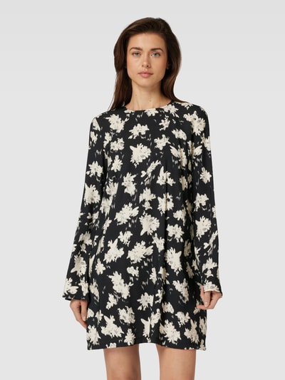 Jake*s Casual Mini-jurk met all-over print Zwart - 4