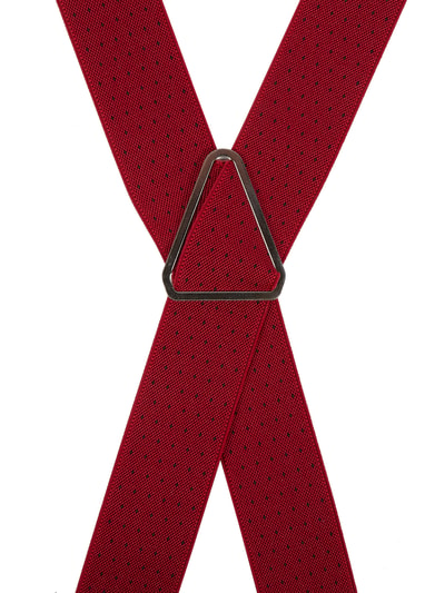 Lloyd Men's Belts Hosenträger in X-Form Rot 2