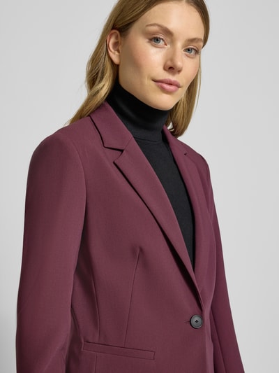 comma Blazer met reverskraag Bordeaux - 3