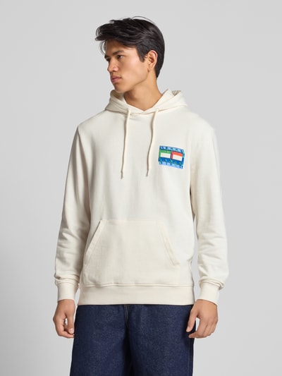 Tommy Jeans Regular fit hoodie van puur katoen  Offwhite - 4