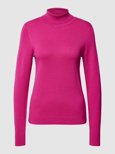b.young Strickpullover mit Rollkragen Modell 'PIMBA' Pink 2
