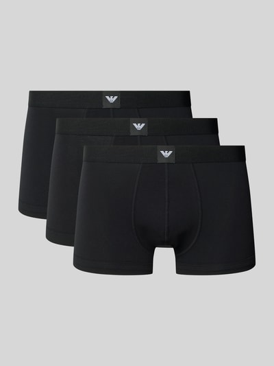 Emporio Armani Trunks mit elastischem Bund im 3er-Pack Black 1