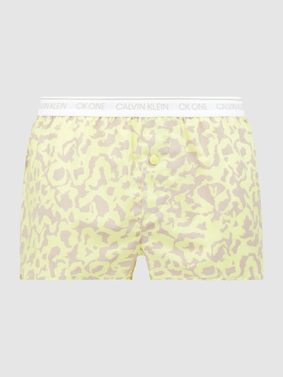 CK One Pyjama-Hose aus Baumwolle Neon Gelb 2