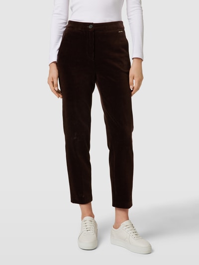 Marc Cain Cordhose mit Eingrifftaschen Dunkelbraun 4