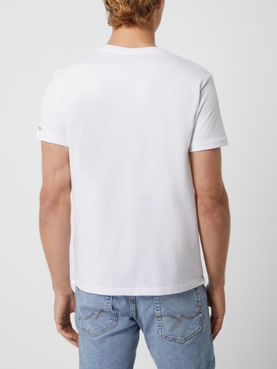 Pepe Jeans Regular Fit T-Shirt mit Logo-Print Modell 'Adney' Weiss 5