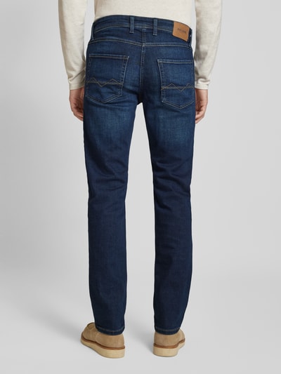 MAC Straight Fit Jeans im 5-Pocket-Design Modell 'ARNE' Dunkelblau 5