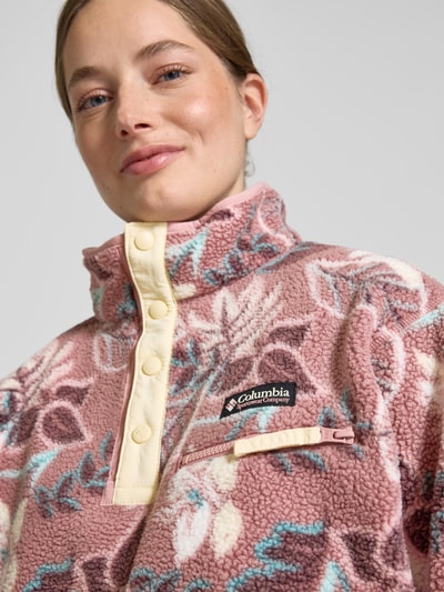 COLUMBIA Sherpa Jacket mit Label-Patch Modell 'Helvetia™' Rosa 3