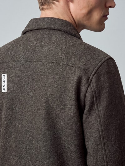 Jake*s Studio Men Blouson mit Zweiwege Reißverschluss Mittelbraun 3
