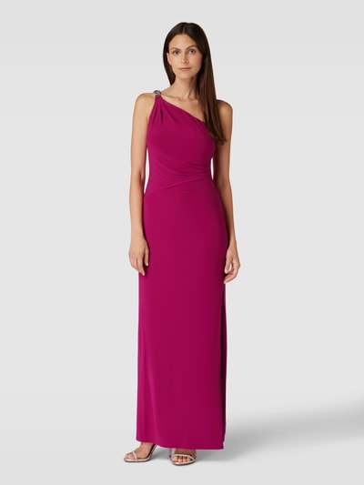 Lauren Ralph Lauren Sukienka wieczorowa na jedno ramię model ‘BELINA’ Fuksjowy 4