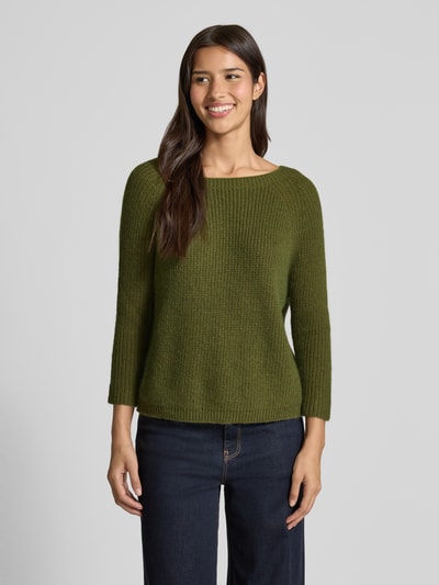 Weekend Max Mara Regular Fit Strickpullover mit Woll-Anteil Modell 'XENO' Grass 4