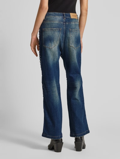 THE KOOPLES Straight Fit Jeans mit Knopfverschluss Jeansblau 5