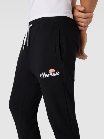 Ellesse Spodnie dresowe z wyhaftowanym logo model ‘NIORO’ Czarny 3
