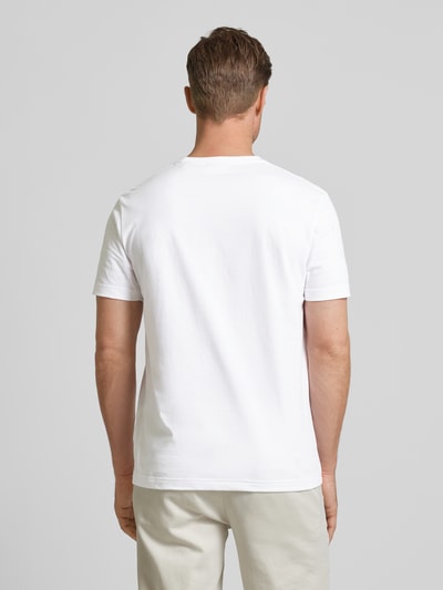 Gant T-shirt met labelstitching Wit - 5