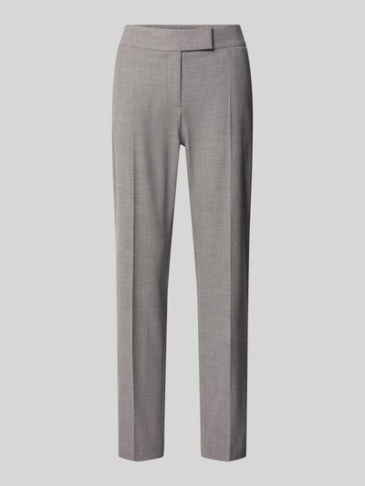 HUGO Mid Waist Business-Hose mit Bügelfalten Black 2
