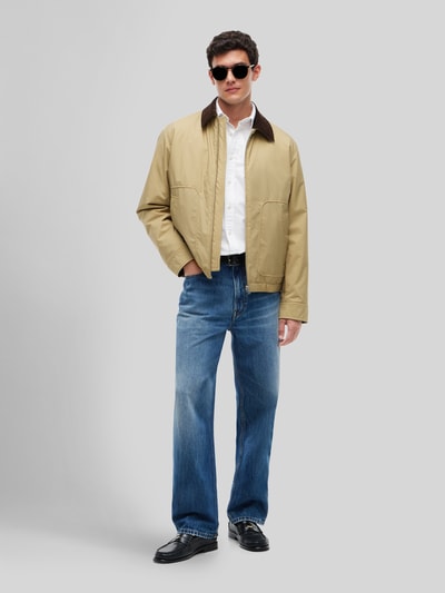 Tommy Hilfiger Bomberjacke mit Kontrastkragen Modell 'SURPLUS' Beige 1