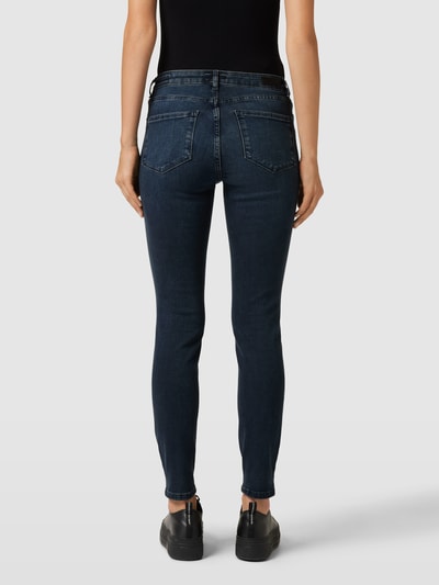 OPUS Jeans mit Knopf- und Reißverschluss Modell 'Elma' Dunkelblau 5