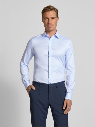 CK Calvin Klein Slim fit zakelijk overhemd met knoopsluiting, model 'Harrison' Bleu - 4