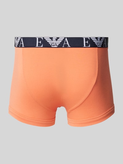 Emporio Armani Trunks mit elastischem Label-Bund im 3er-Pack Orange 3