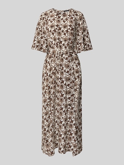 Weekend Max Mara Flatteuze jurk van zijde, model 'VARESE' Lichtbruin - 2