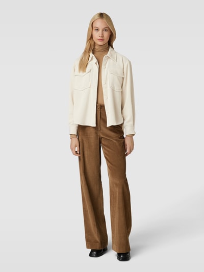 Vero Moda Overhemdjack met borstzakken, model 'SASCHA' Offwhite - 1