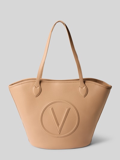 VALENTINO BAGS Shopper mit Label-Prägung Beige 1