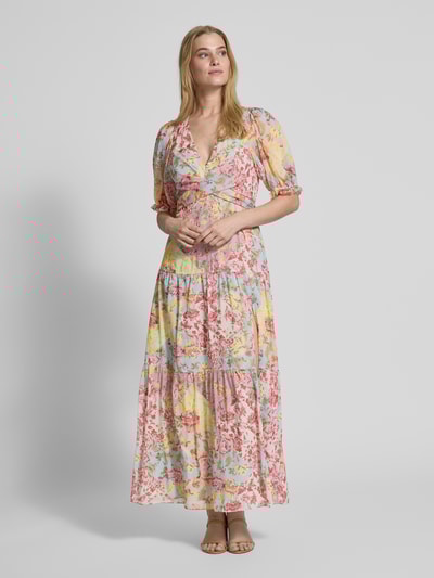ADLYSH Cocktailkleid im Stufen-Look Kirsche 4