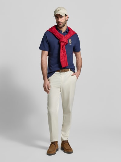 Polo Ralph Lauren Koszulka polo Regular Fit z czystej bawełny Granatowy 1