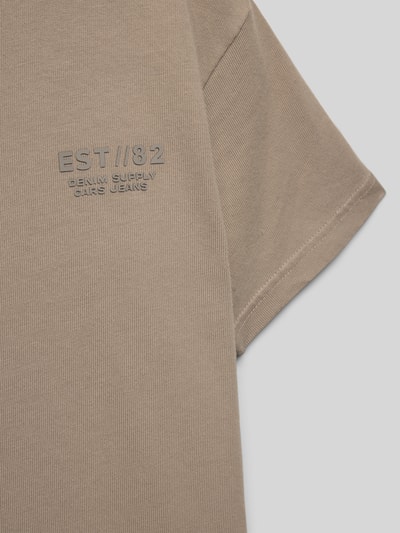 CARS JEANS T-Shirt mit rückseitigem Statement-Print Modell 'CENTRAL' Mittelgrau 2