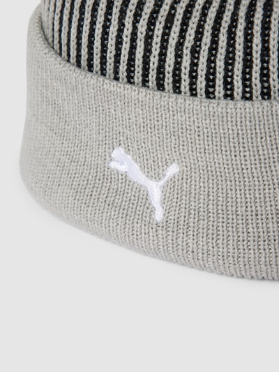 Puma Beanie mit Label-Applikation Silber 2