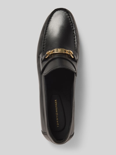 Tommy Hilfiger Loafer aus echtem Rindsleder BLACK 3