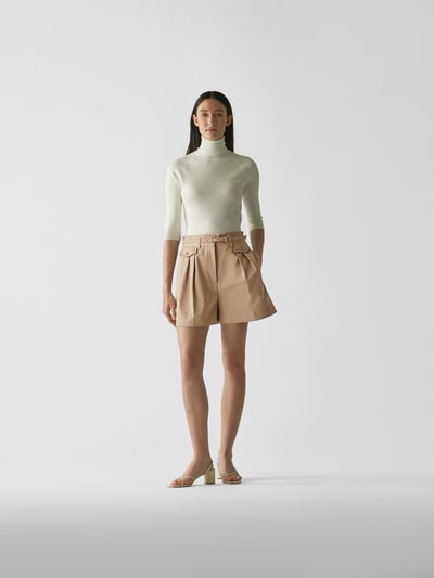 RED Valentino Shorts mit Bundfalten Camel 1