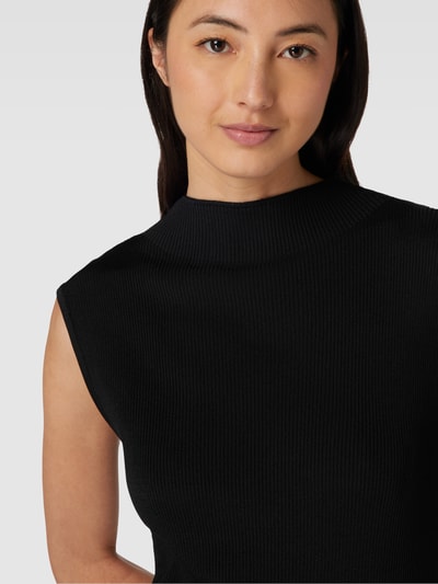 Selected Femme Strickkleid mit Turtleneck Modell 'CARO' Black 3