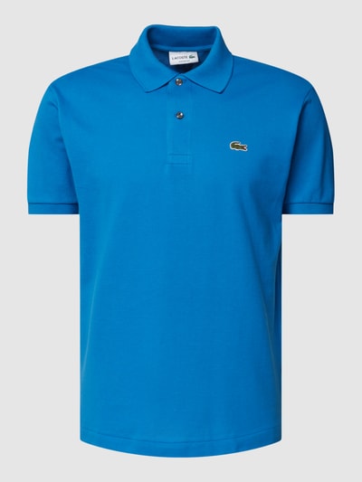 Lacoste Koszulka polo z bawełny z naszywką z logo Królewski niebieski 2