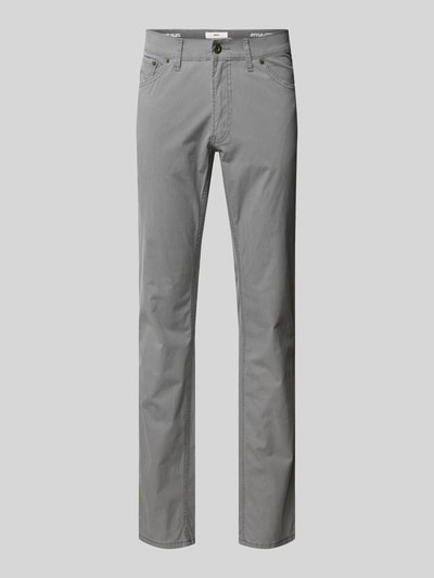 Brax Slim fit jeans in 5-pocketmodel, model 'CHUCK' Middengrijs - 1