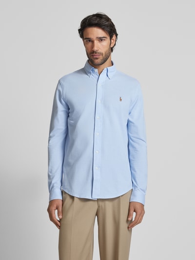 Polo Ralph Lauren Freizeithemd mit Label-Stitching Bleu 4