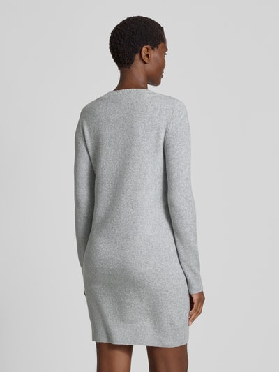 Vero Moda Flatteuze gebreide jurk met ronde hals, model 'DOFFY' Lichtgrijs - 5