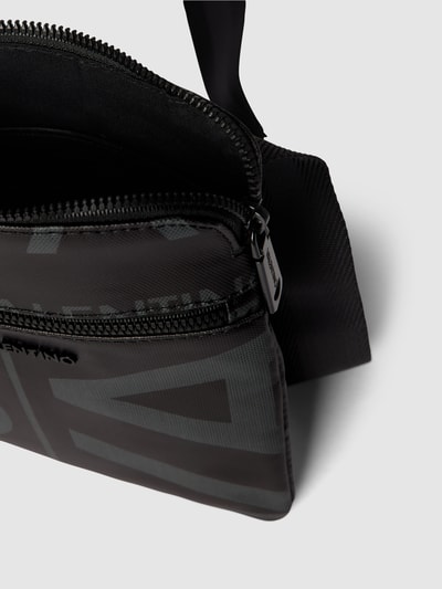 Valentino Bags Umhängetasche mit Allover-Logo-Muster Modell 'LEANDRO' Black 4